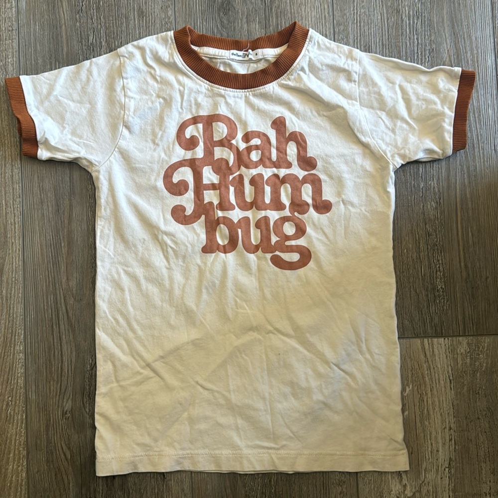 The Bee & the fox ringer tee size 8